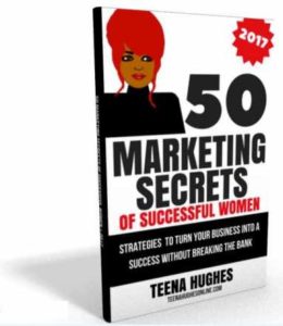 50 Marketing Secrets book by Teena Hughes