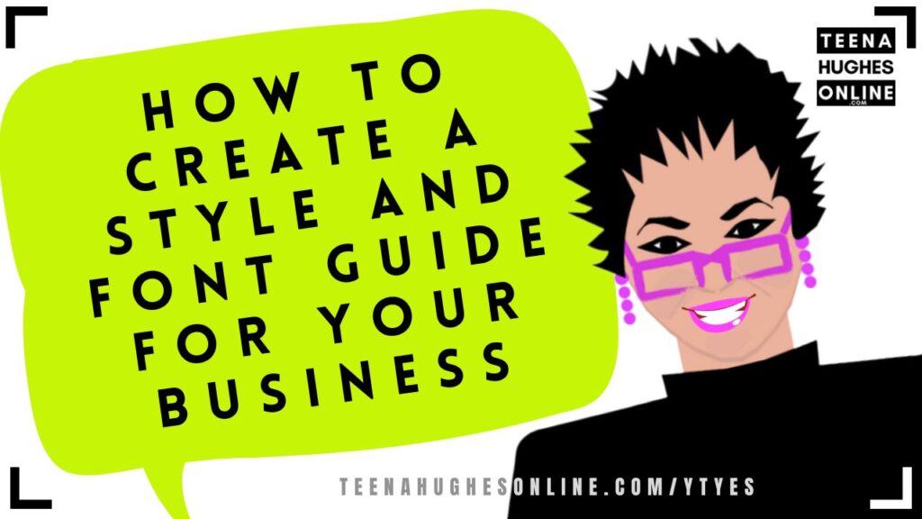 How to Create a Style and Font Guide for your business