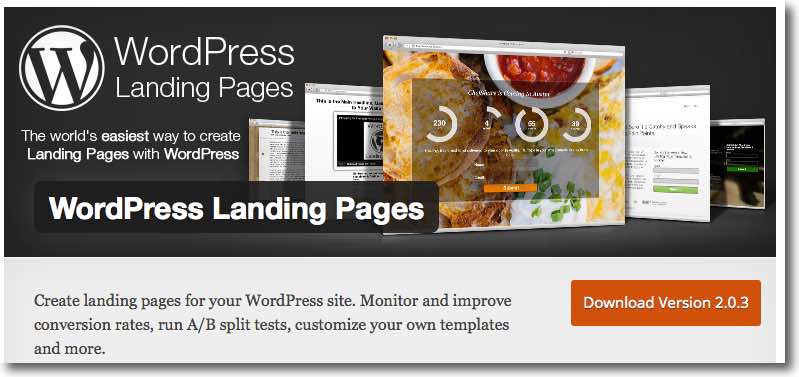 Best free landing page plugins Option 2