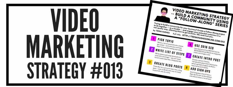 Video Marketing Strategy to build community